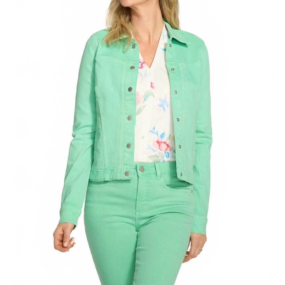 NEW FDJ women's thea twill jacket in patina